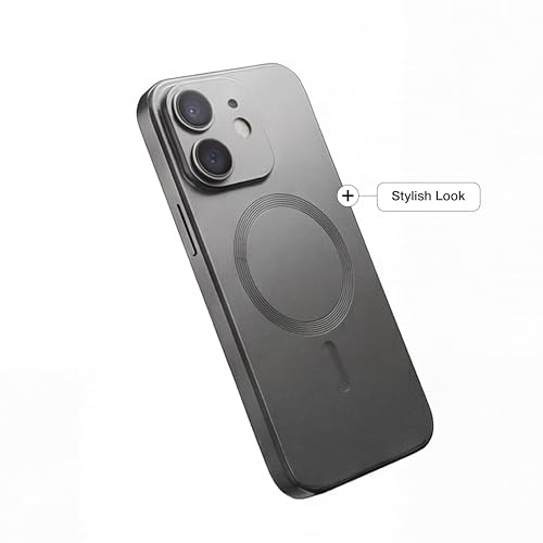 Image of amazon basics Premium Mag-Safe Case for iPhone 11 | Shockproof & Anti-Scratch Cover | Soft Silicone with Wireless Charging | Camera Lens Guard - Gray