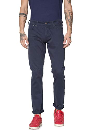 Image of JACK & JONES Mens 5 Pocket Solid Chinos