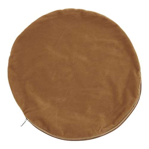 POPETPOP Pet Cat Electric Heating Mat Replacement Cover Round Cushion Cover for Cats Kittens and Pets Durable Washable Design for Winter Warmth