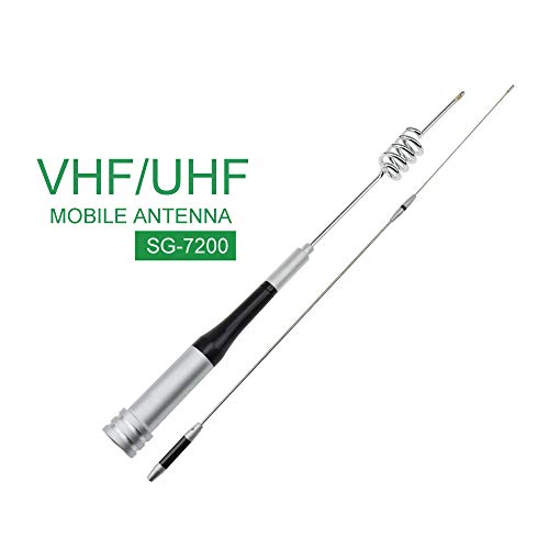 Ham Radio Mobile Antenna EasyTalk Dual Band Vhf UHF 144/435MHz 2m 70cm 150W HIGN Gain Vehicle-Mounted Antennas (SG-7200)