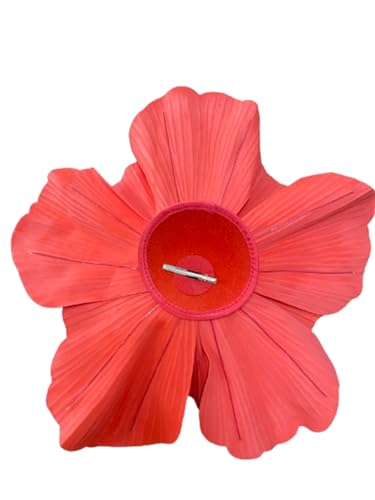 LDFWAY Large Flower Fascinators for Girls Women Tea Party Cocktail Headwear Derby Hats with Headband and Clip for Wedding