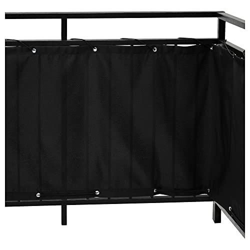 Ikea DYNING - Pantalla de privacidad para balcón, 250 x 80 cm, color negro