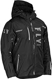 Fly Racing Carbon Snow Jacket (Black, Small)