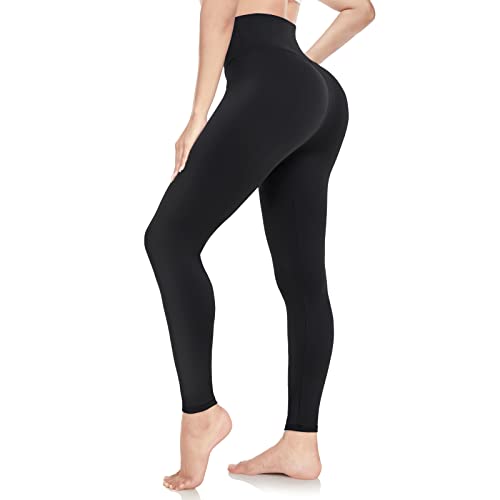 ACTINPUT Leggings for Women Soft High Waisted Tummy Control Leggings Sports Workout Gym Running Yoga Pants