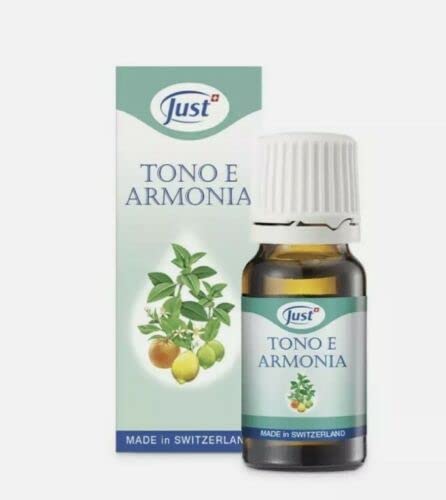 Just - Olio Essenziale Tono e Armonia 10 ml Tonificante e Armonizzante con note agrumate e dolci