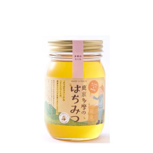 100%天然熟成・高糖度完熟 みつばちファーム 多摩のさくらはちみつ 500g 東京都地域特産品認証食品