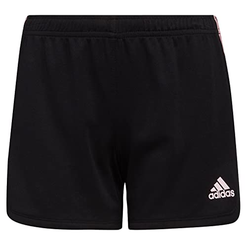 El Mejor Listado de Ropa de Rugby para Niña los más recomendados. 48 adidas - Pantalones Cortos de Malla de 3 Rayas para niña, Adi Black/Pink, 10-12