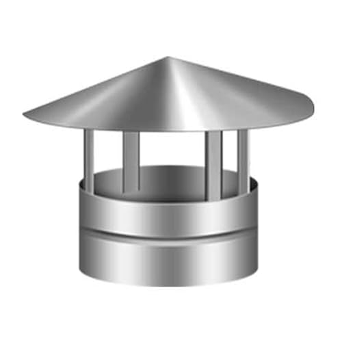 Chapeau de cheminée ventilation extérieure réglable de 32,5 cm - 2