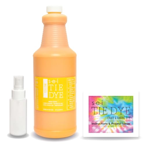 Sei Tie Dye Kit Yellow, Ready to Use Fabric Spray for Adults 32oz Bulk