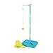 Early Fun All Surface Junior Swingball Set, For ages 3+, Introduction to Swingball, Foam Ball and little hands bats, Tangle Free Top Spinner, All Surface Base, Blue and Yellow, 36 x 46 x 10 cm