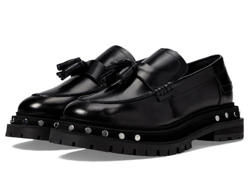 Image of Free People Teagan Tassel Loafers for Women - Sleek Leather Upper - Lugged Platform Sole - Synthetic Outsole