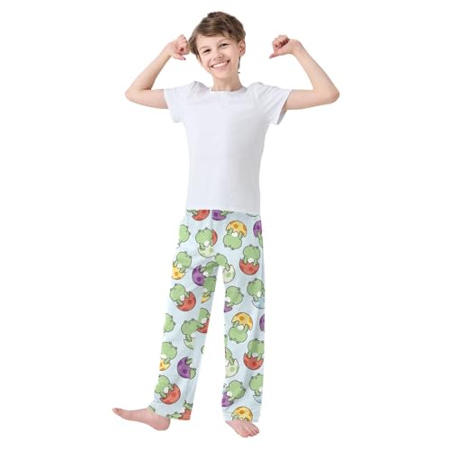 Cute Frog in Egg Boys Pants for Kids Jogger Pants with Pockets S-XL2