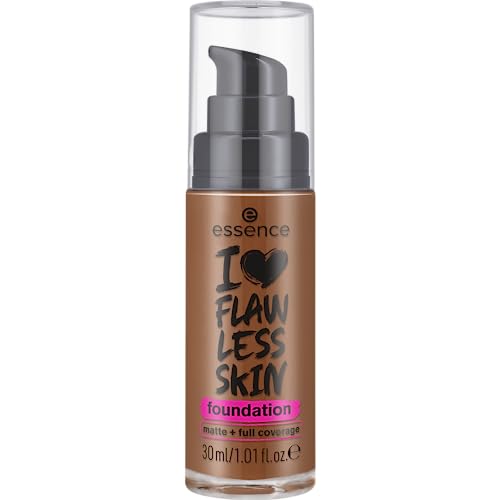 Essence Cosmetics Base I LOVE FLAWLESS SKIN, de larga duración, matificante, resultado inmediato, mate, 30 ml