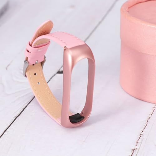 Correa de cuero vacuno compatible con pulseras inteligentes deportivas VANZACK de recambio 6