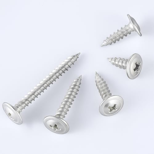 #8 x 1 Phillips Tornillos de Madera de Cabeza Truss 160 Pcs miniatura 3