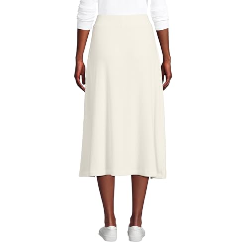 Lands' End Women's Cozy Rib Midi Wrap Skirt2