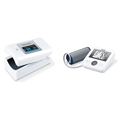 Fréquence cardiaque SpO2 et tensiomètre électronique de bras Beurer