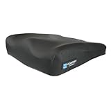 Saddle Anti-Thrust Wheelchair Cushion Size: 20' x 18', Gel: No