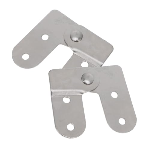 HOLIDYOYO 2pcs Furniture Hinges Trap Door Hinge Attic Ladder Ladder
