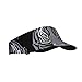 Black and White Tiger Head Printed Sun Hat, Fashion Sports Sun Hat, Ladies and Men's Golf Cap.