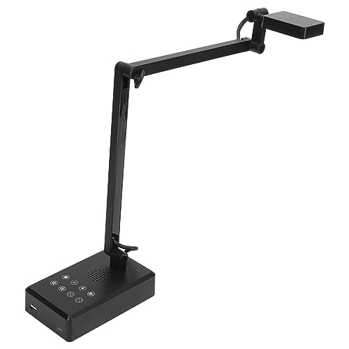 Document Webcam USB Document Camera 4K 16MP Ultra High Definition Document Webcam Adjustable Angle for OS X for Windows for OBS for Android