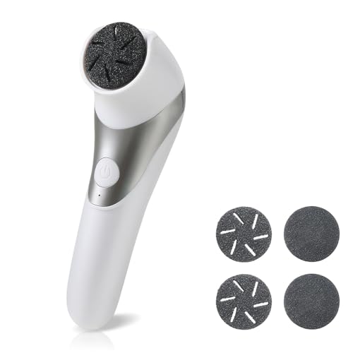 Lima Eléctrica Pies, Aparato de Pedicura Eliminar de Callos, Recargable Lima pie Durezas, Kit Pedicura Eléctrico Profesional Pies Quita Callos Piel para Talones Agrietados Eliminar Piel Muerta