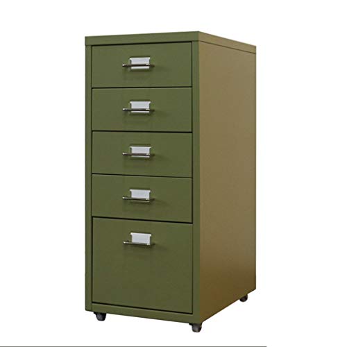 File cabinets Armario de almacenamiento de oficina para oficina, metal, estantería, bono financiero, almacenamiento, gabinete pequeño FANJIANI (color: verde, tamaño: 0,6 mm) Cover