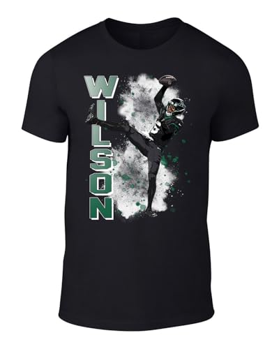 New York Garrett Wilson Spray Paint Style Throwback Style T-Shirt Men's Adult