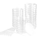 UPlama Petri Dish Set with Lids, Pack of 30 90mm x 15mm Sterile Plastic Petri Dish Set with 100 Plastic Transfer Pipettes (3ml) Perfect Kit for School Science Fair Projects Birthday Parties