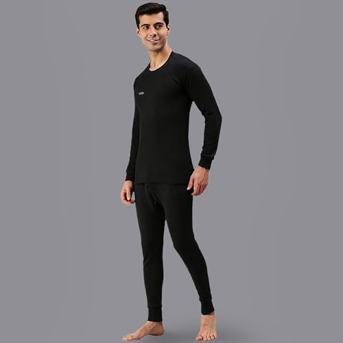 Image of Amul Comfy Men's Parka Round Neck and Trouser Thermal Set