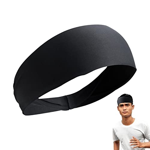 Bandanas de suor masculinas | Faixa de cabeça de corrida, faixas esportivas antiderrapantes para tên