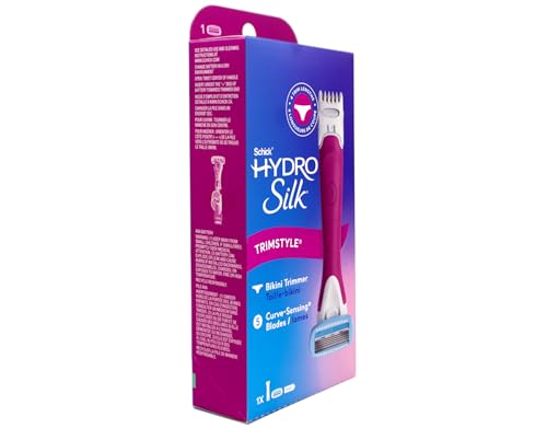 Schick Hydro Silk TrimStyle Moisturizing Razor for Women with Bikini Trimmer - Thumbnail 7