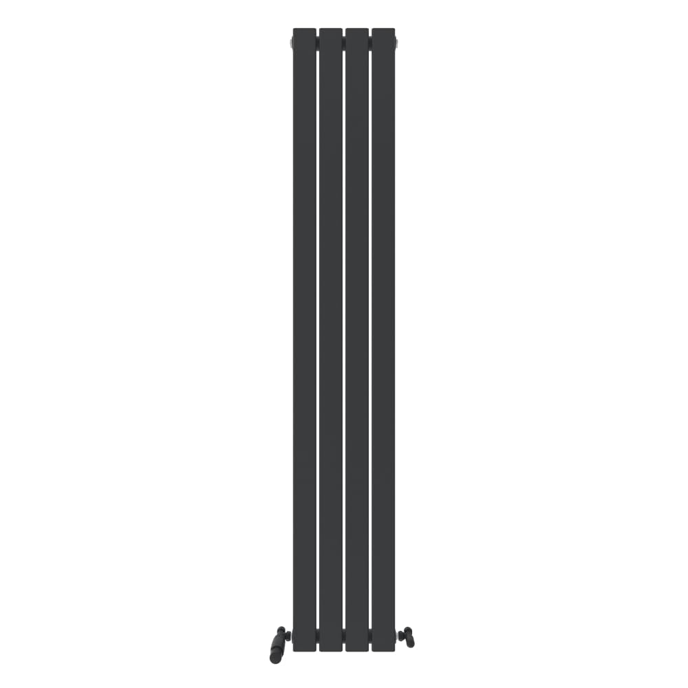 iBathUK Apex Tall Vertical Radiator, Single Flat Panel Radiators, 1800x306mm Slim Radiator, Wall Mounted for Bathroom,Kitchen,Living Room- Anthracite — image 1