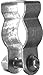 HalexÂ® 67840 Conduit Hanger With Carriage Bolt & Nut, #4 (Pack of 10)
