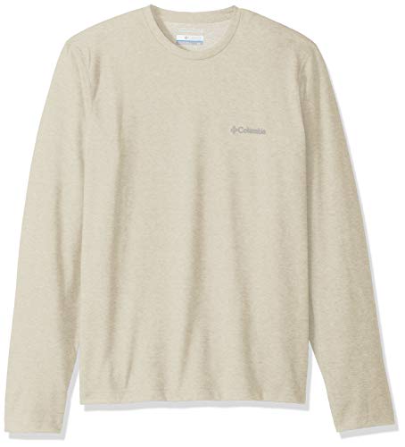 Columbia Men's Thistletown Park Long Sleeve Crew, Stone Heather, S