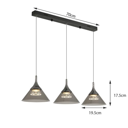 Lampe suspendue LED moderne pour table de repas chic - 5