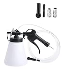 BOOMSTART Bremsenentlüftungsgerät Druckluft Bremsenentlüfter Bremsflüssigkeitswechselgerät mit Nachfüllflasche 1L + 0.75L (1L)