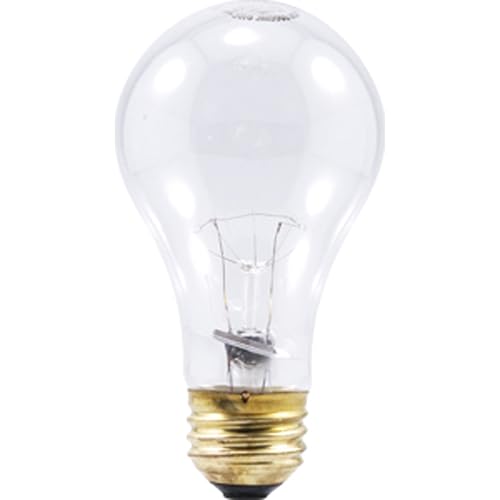 Sylvania A19 E26 60 Watt Rough Service Traffic Signal Light Bulbs 6 Pack