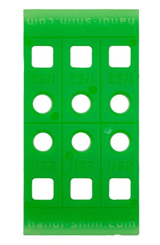 Handi-Shim, Green Hs13240Gr Plastic Construction Shims/Spacers, 40 Pack, 1/32-Inch, 40 #TOP24