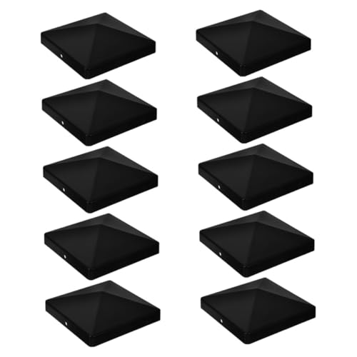 SHINEOFI Cappucci Per Di Recinzione in Copertura Per Protezione Per Recinzione Cappucci Per Quadrati Copertura Per Di Per Recinzioni Compatti