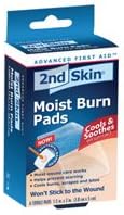  2nd Skin Burn Pad Tamanho: 1,5 H x 2 W - 6 Unidades por Caixa