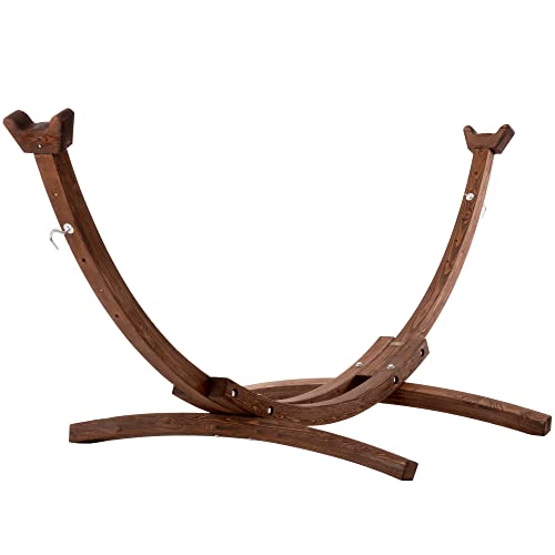 Vivere 10SPAS-1 10FT Solid Arc Stand, Pine