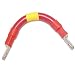 8" AWG 2/0 Red Battery Interconnect Copper Cable 3/8" w/Lugs Battery Banks, Off Grid, Solar Power, Backup Grid, SLA AGM Deep Cycle, Golf Cart, Emergency Systems Durable Assembled in The USA