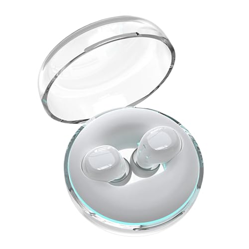 Auriculares inalámbricos, cancelación de ruido, auriculares cómodos, duración de la batería de larga duración, diseño ligero y compacto, para correr, dormir, desplazarse, estudiar, trabajar