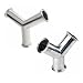 Ferrule O.D 50.5mm 64mm 77.5mm 91mm 106mm 119mm Tri Clamp Equal 3 Ways Y 304 Stainless Steel Ferrule Pipe Fitting(32mm (1.5 in. TC))
