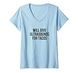 Divertente tecnologia ad ultrasuoni, tecnologo ad ultrasuoni, design ecografo con scherzo che dice: 