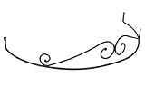 Lieferung inklusive 2 Drapierringen und Befestigungsmaterial