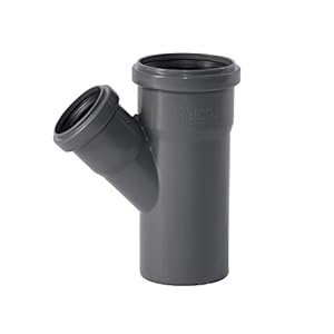 Ostendorf 173210 HTsafe Abzweig, Grau, DN75/50/45 Grad