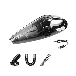 Autostofzuiger, Draadloze Krachtige Draagbare Handstofzuiger, Opladen Via USB, Geschikt Voor Auto/Huis/Dierenhaar…