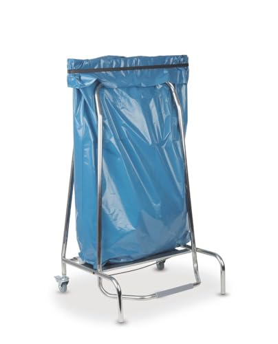 Support à sac poubelle pour simplifier le nettoyage de votre jardin ou garage